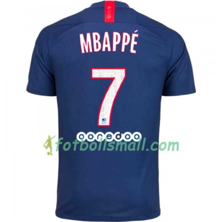 Paris Saint-Germain Fotbollströjor Kylian Mbappe 7 Hemma tröja 2019/20 Kortärmad